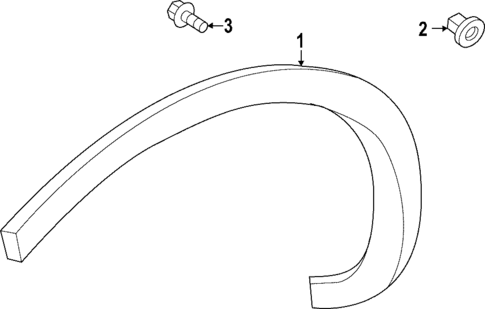 Exterior Trim - Quarter Panel for 2025 INFINITI QX55 #0