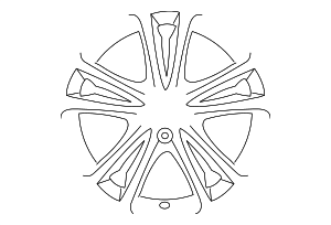 529102M120 - : Wheel, Alloy for Hyundai: Genesis Coupe Image