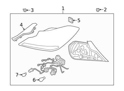 Tail Lamps for 2021 Genesis G70 #0