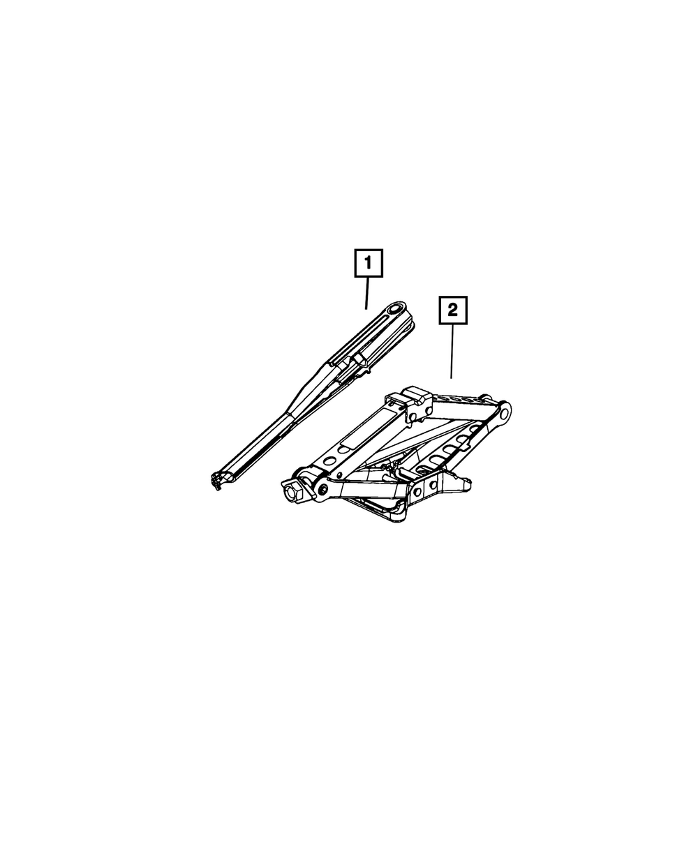 Scissors Jack - Mopar (68636889AB)