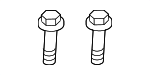 11519387 - Electrical: Battery Tray Bolt for GM Image
