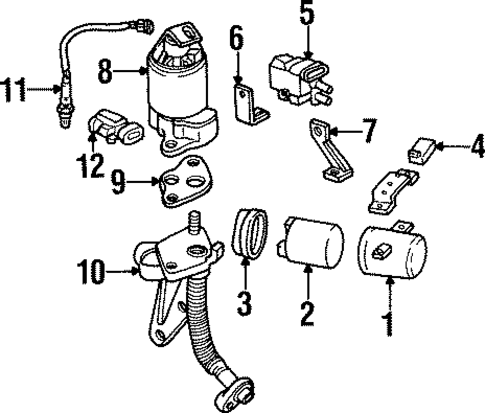 EGR System for 1996 Buick Riviera #0