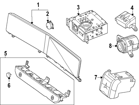 Cluster & Switches for 2025 Kia K5 #0