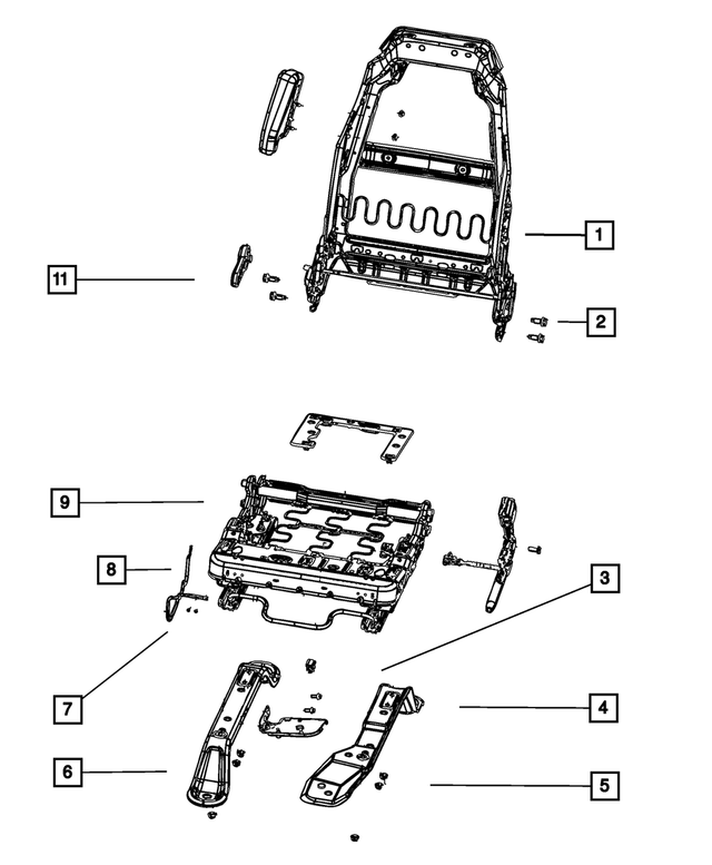 68137895AA - : Seat Riser for Mopar Image