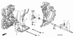 24111RPC000 - Transmission - Automatic: FORK, REVERSE SHIFT for Honda Image
