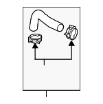 95860813300 - Electrical: Drive Motor Inverter Coolant Line for Porsche: Cayenne Image