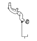 95810607310 - Cooling System: Drive Motor Inverter Coolant Line for Porsche: Cayenne Image