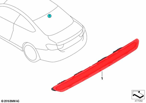 Third Stoplamp for 2015 BMW M4 #0