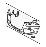 8R0807065BGRU - : Bumper Cover for Audi Image