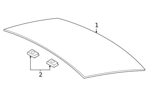 Glass & Hardware - Back for 2006 Ford Mustang #0