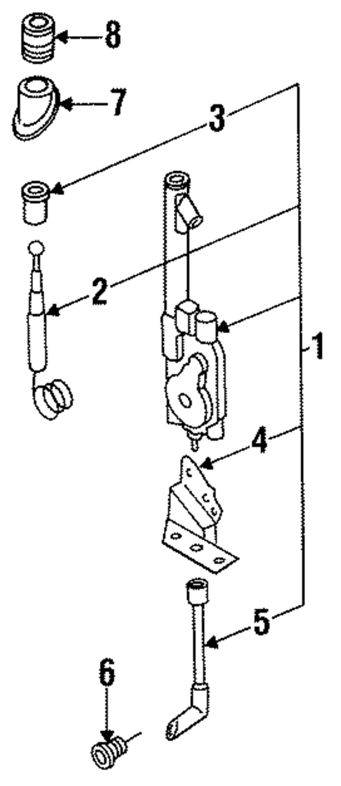 Antenna & Radio for 1995 INFINITI J30 #0