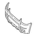 2L8Z17K835FAPTM - Body: Bumper Cover for Ford Image