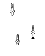 B25D56398 - Exhaust: Floor Pan Heat Shield Rivet for Mazda Image