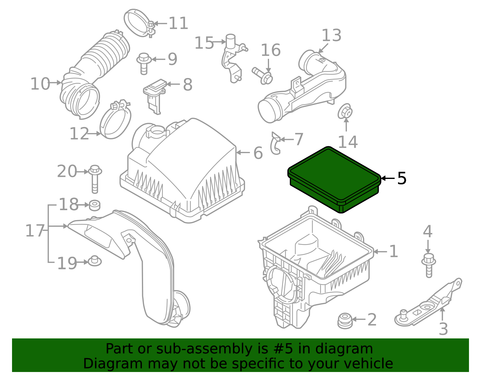 PX9X-13-3A0 - Air Filter - 2023-2025 Mazda CX-50 | Mazda Swag