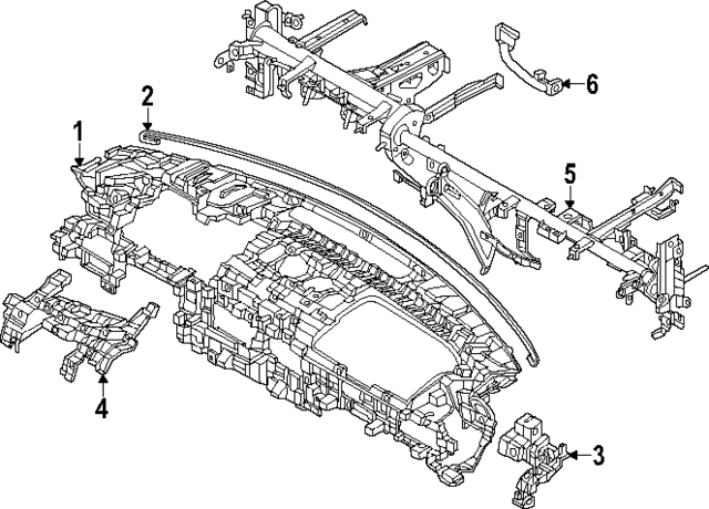 84415KL000 - : Reinforced Beam Lower Bracket for Hyundai Image