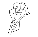 4G5809301A - Body: Front Bracket for Audi: A6, A6 Quattro, S6 Image