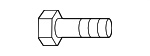 BP4K51695 - Electrical: Cover Bolt for Mazda: 3 Image