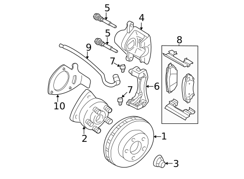 Disc Pads & Brake Shoes for 2000 Chevrolet Monte Carlo #0