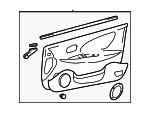 823013D131GJ - : 2004-2005 Hyundai Sonata - Door Trim Panel for Hyundai: Sonata Image