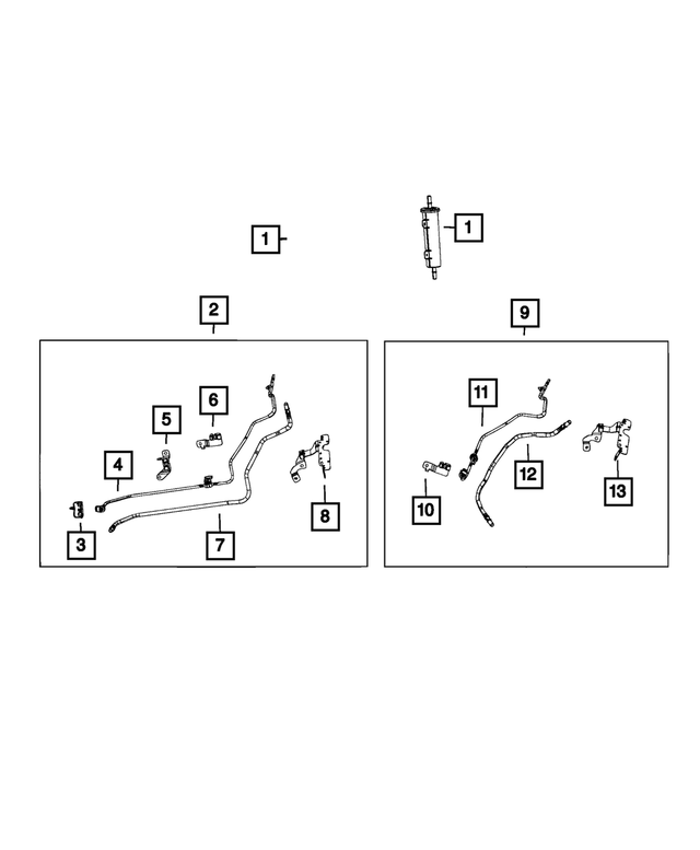 68385222AA - Emission Controls: Vapor Tube for Mopar Image image