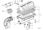 13711707727 - Fuel Preparation System: Intake Muffler for BMW Image