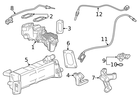 Emission Components for 2012 GMC Savana 3500 #0