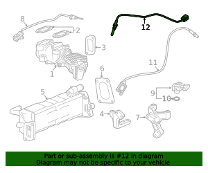 2007-2016 GM Exhaust Temperature Sensor 19418900 GM | GMPartsDirect.com
