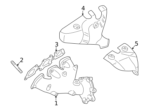 Exhaust Manifold for 2003 INFINITI QX4 #0