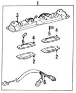 8127020450 - Electrical: License Lamp for Toyota Image image