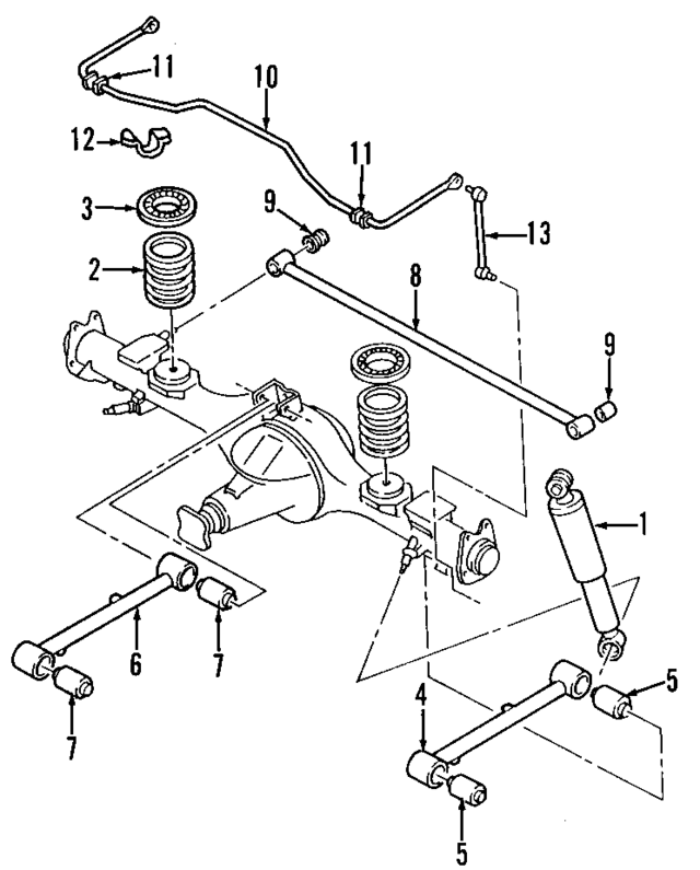 8943744430 - Suspension: Center Link for Acura Image