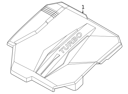 Engine Appearance Cover for 2022 Kia Sorento #0