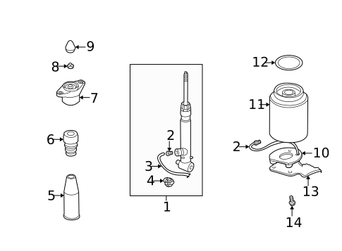 Struts & Components for 2000 Audi A6 #0