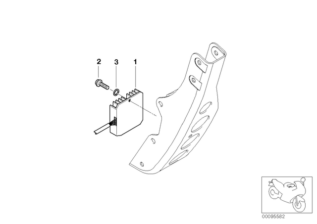 61312346550 - Engine Electrical System: Voltage Regulator -  for BMW-Motorrad Image
