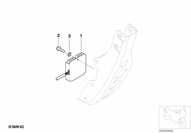 61312346550 - Engine Electrical System: Voltage Regulator -  for BMW-Motorrad Image
