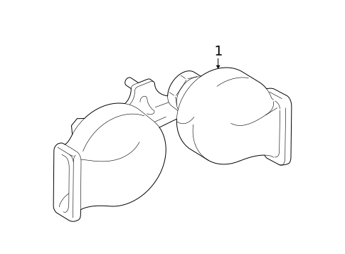 Horn for 2017 Lincoln Navigator #0