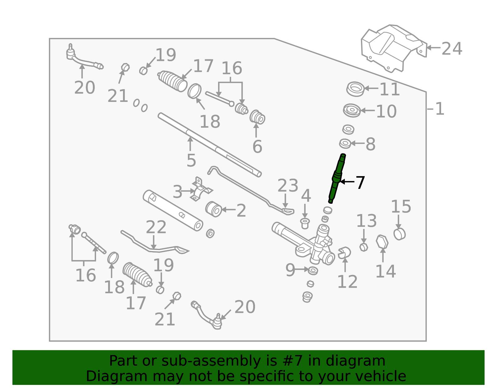 57716-1G100 - Pinion Valve 2006-2011 Kia | Kia.Parts Store
