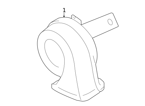 Horn for 2025 Nissan Rogue #0