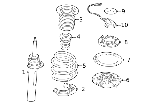 Struts & Components for 2024 BMW X2 #0