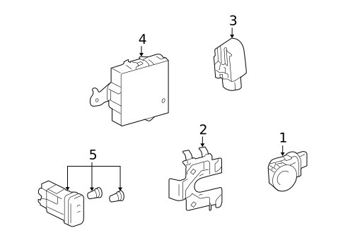 Keyless Entry Components for 2013 Toyota FJ Cruiser #0