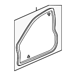 72310S84A01 - : 1998-2002 Honda Accord - Weatherstrip R Front Door for Honda: Accord Image