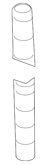 6030749 - Body: Insulator Bolt for Dodge: B150, B1500, B250, B2500 Image