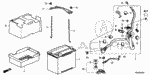 32415RNAA01 - Electrical/Exhaust/Heater/Fuel: NUT (M6) for Acura Image