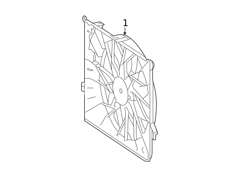Cooling Fan, Clutch & Motor for 2018 Mercedes-Benz GLC300 #0
