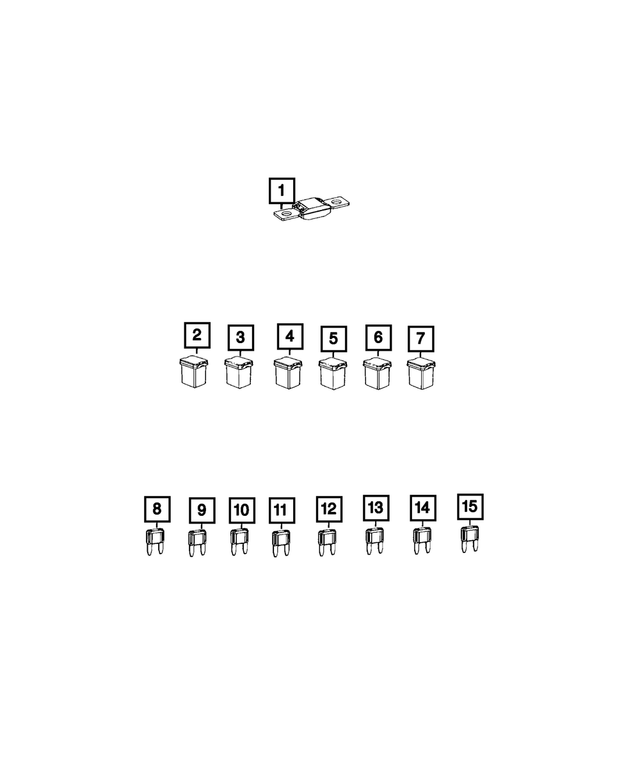 68100732AB - Electrical: Circuit Breaker for Mopar Image