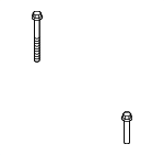 31106760222 - Suspension: Engine Cradle Rear Bolt for BMW Image