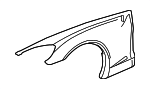20814264 - : Front Passenger Side Fender for Chevrolet: Corvette Image