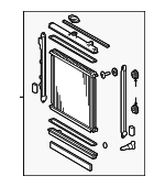 1640050380 - Cooling System: Radiator Assembly for Lexus: LX570 Image