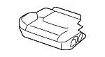 87370EA443 - Body: Cushion Cover for Nissan Image