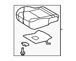 7100202Q70B0 - : 2011 Toyota Matrix - Cushion Assembly for Toyota: Matrix Image