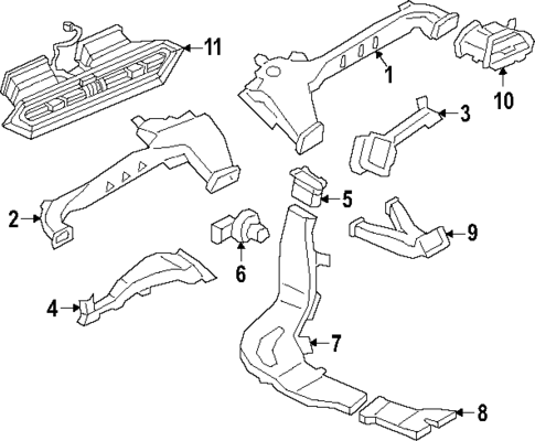 Ducts for 2024 BMW i4 #0